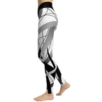 Geometric Lines Yoga Leggings