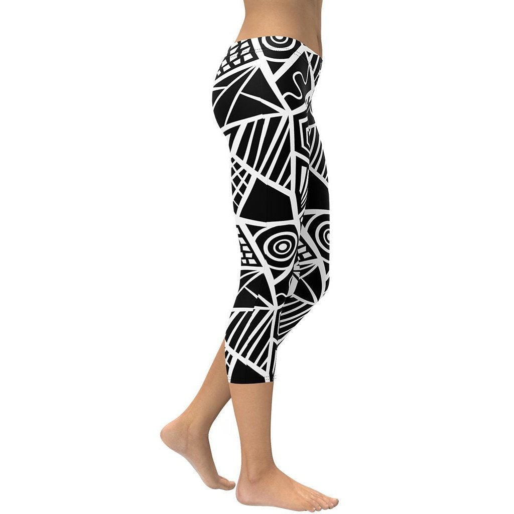 Geometric Shape Capris