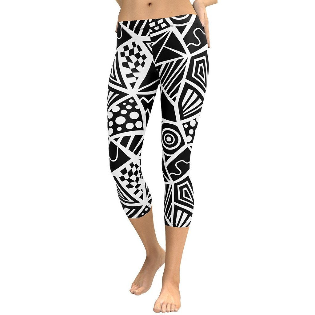 Geometric Shape Capris