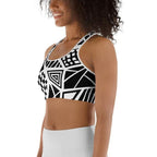 Geometric Shape Sports Bra