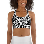 Geometric Shape Sports Bra