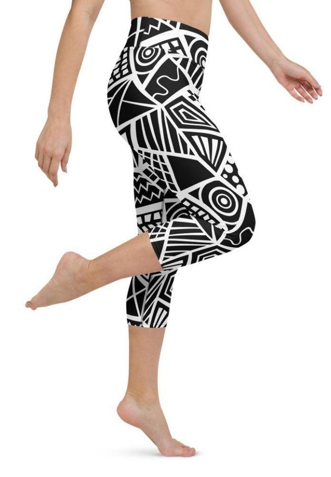 Geometric Shape Yoga Capris