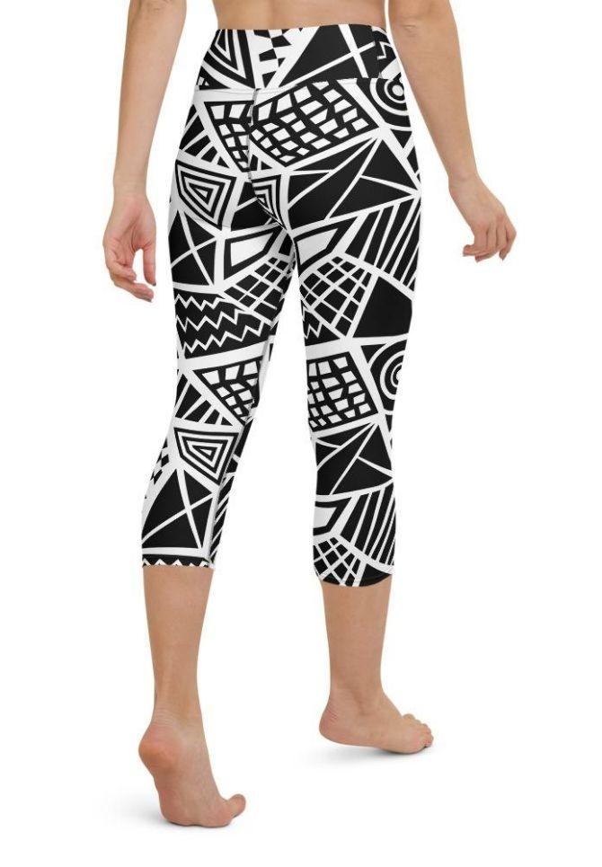 Geometric Shape Yoga Capris