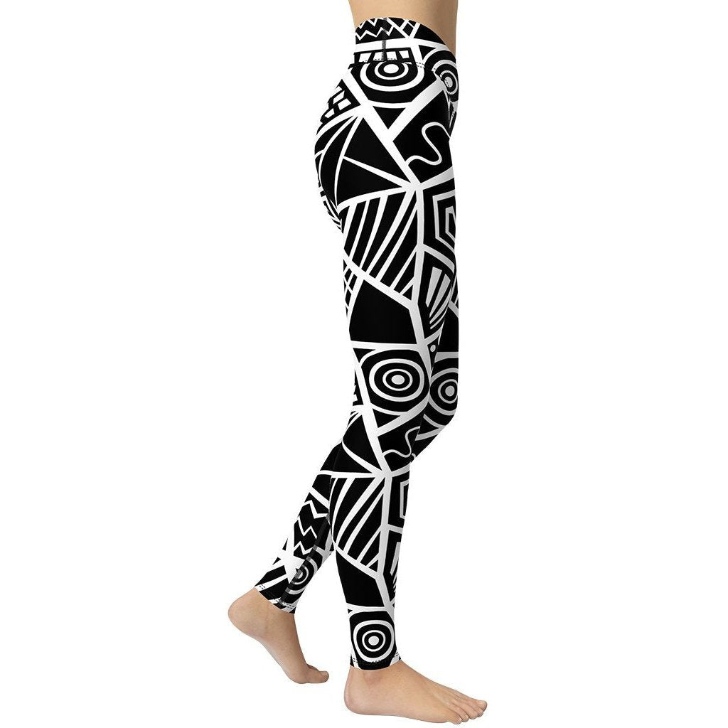 Geometric Shape Yoga Leggings