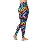 Geometric Space Yoga Leggings