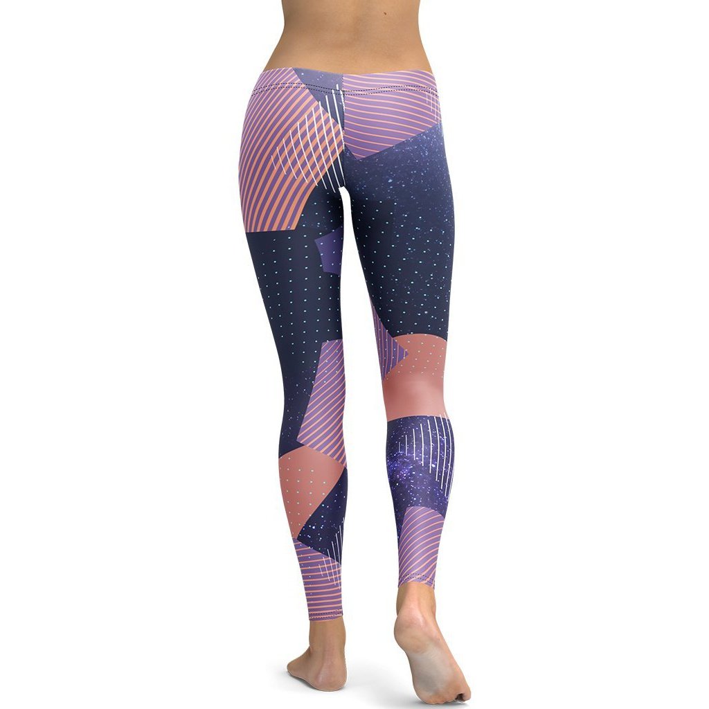 Geometric Universe Leggings - FiercePulse - Premium Workout Leggings - Yoga Pants