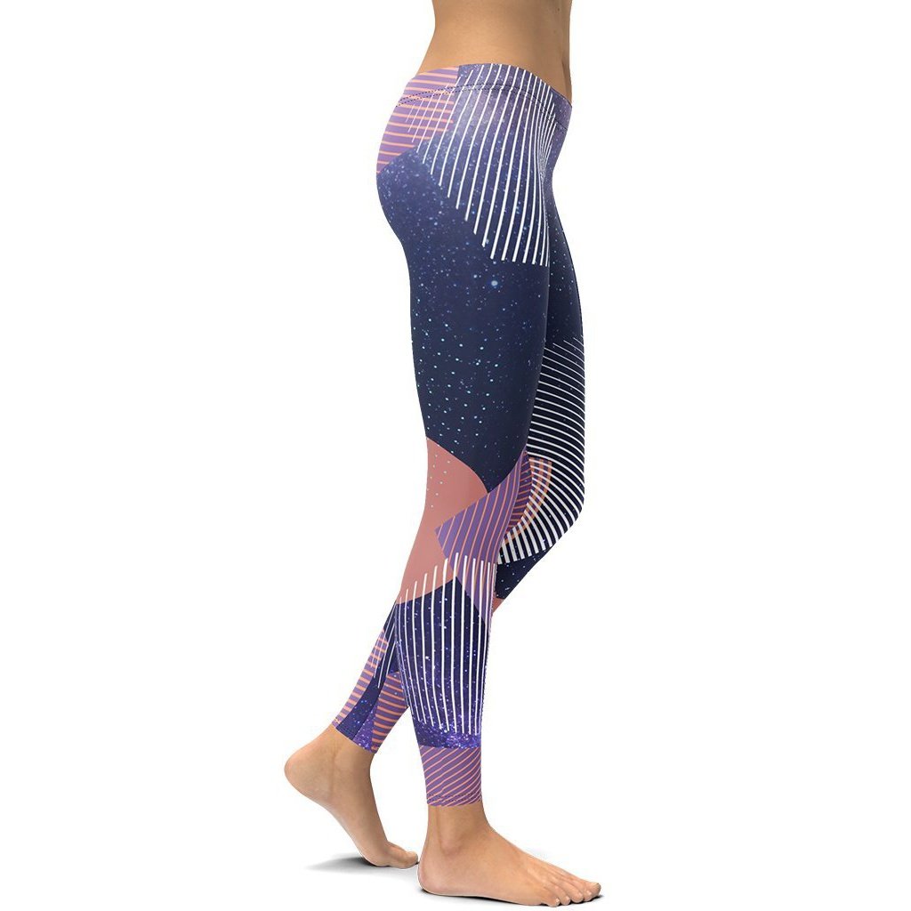 Geometric Universe Leggings - FiercePulse - Premium Workout Leggings - Yoga Pants