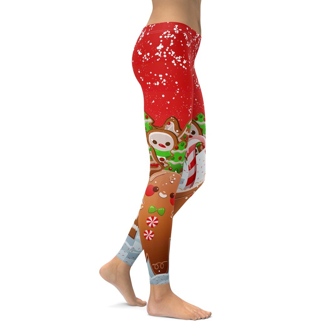 Gingerbread Man Leggings