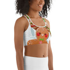 Gingerbread Man Sports Bra