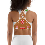 Gingerbread Man Sports Bra