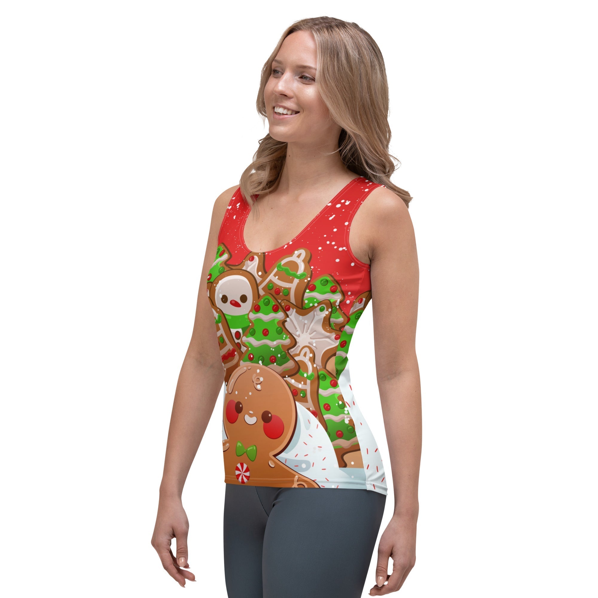 Gingerbread Man Tank Top