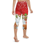 Gingerbread Man Yoga Capris