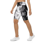 Glass Geometric Biker Shorts
