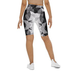 Glass Geometric Biker Shorts