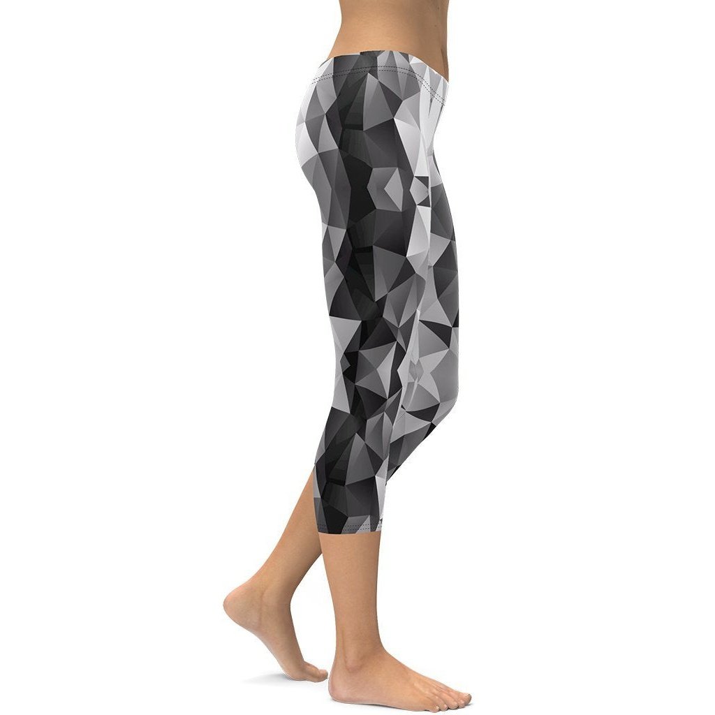 Glass Geometric Capris