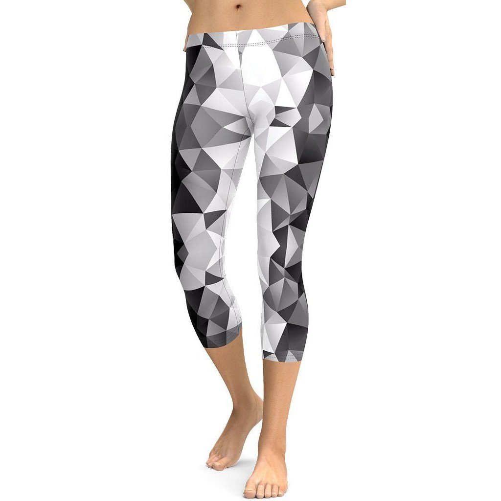 Glass Geometric Capris