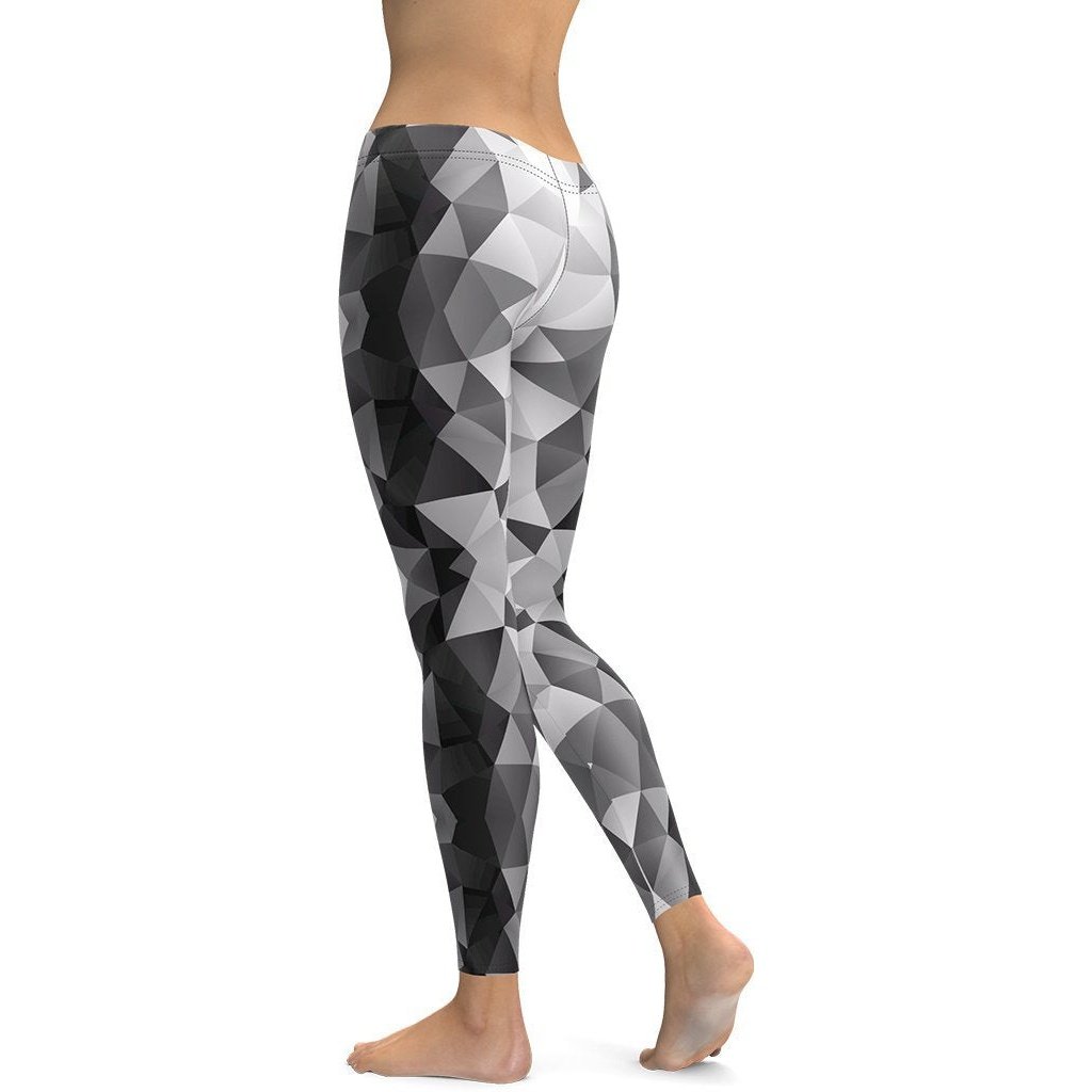 Glass Geometric Leggings - FiercePulse - Premium Workout Leggings - Yoga Pants