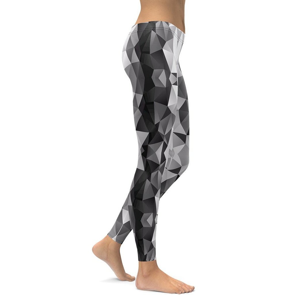 Glass Geometric Leggings - FiercePulse - Premium Workout Leggings - Yoga Pants