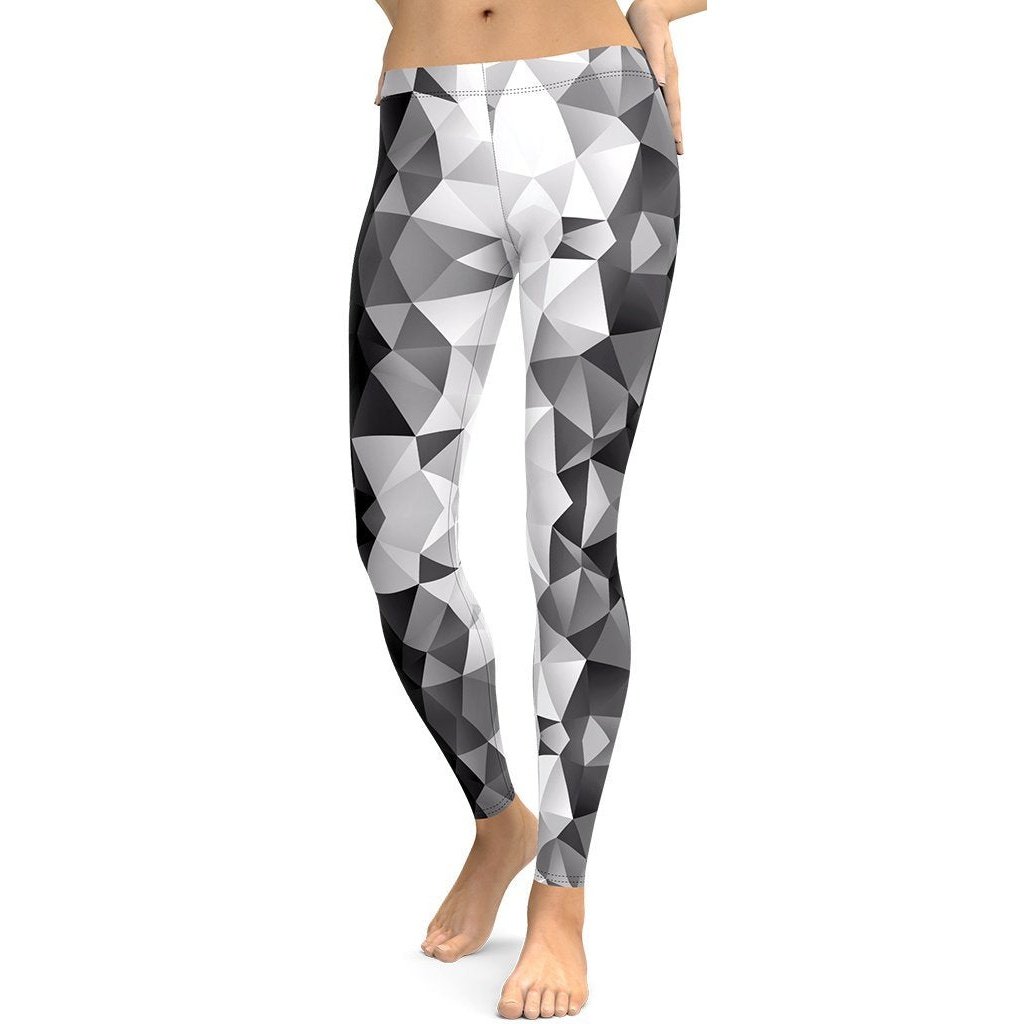 Glass Geometric Leggings - FiercePulse - Premium Workout Leggings - Yoga Pants