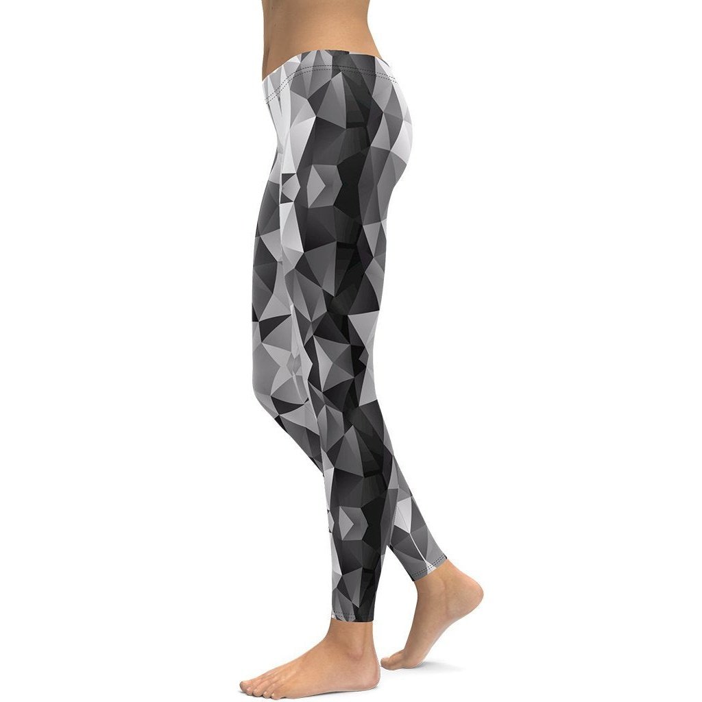 Glass Geometric Leggings - FiercePulse - Premium Workout Leggings - Yoga Pants