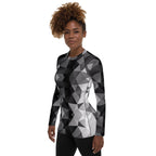 Glass Geometric Rash Guard
