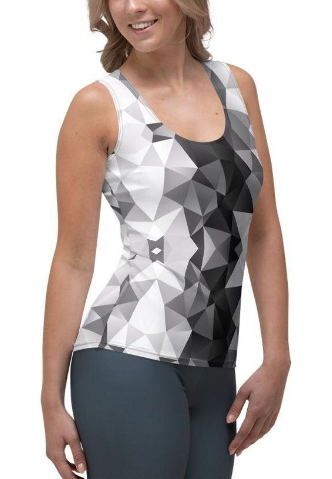 Glass Geometric Tank Top