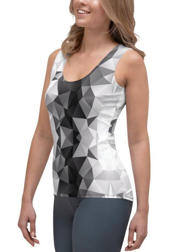 Glass Geometric Tank Top