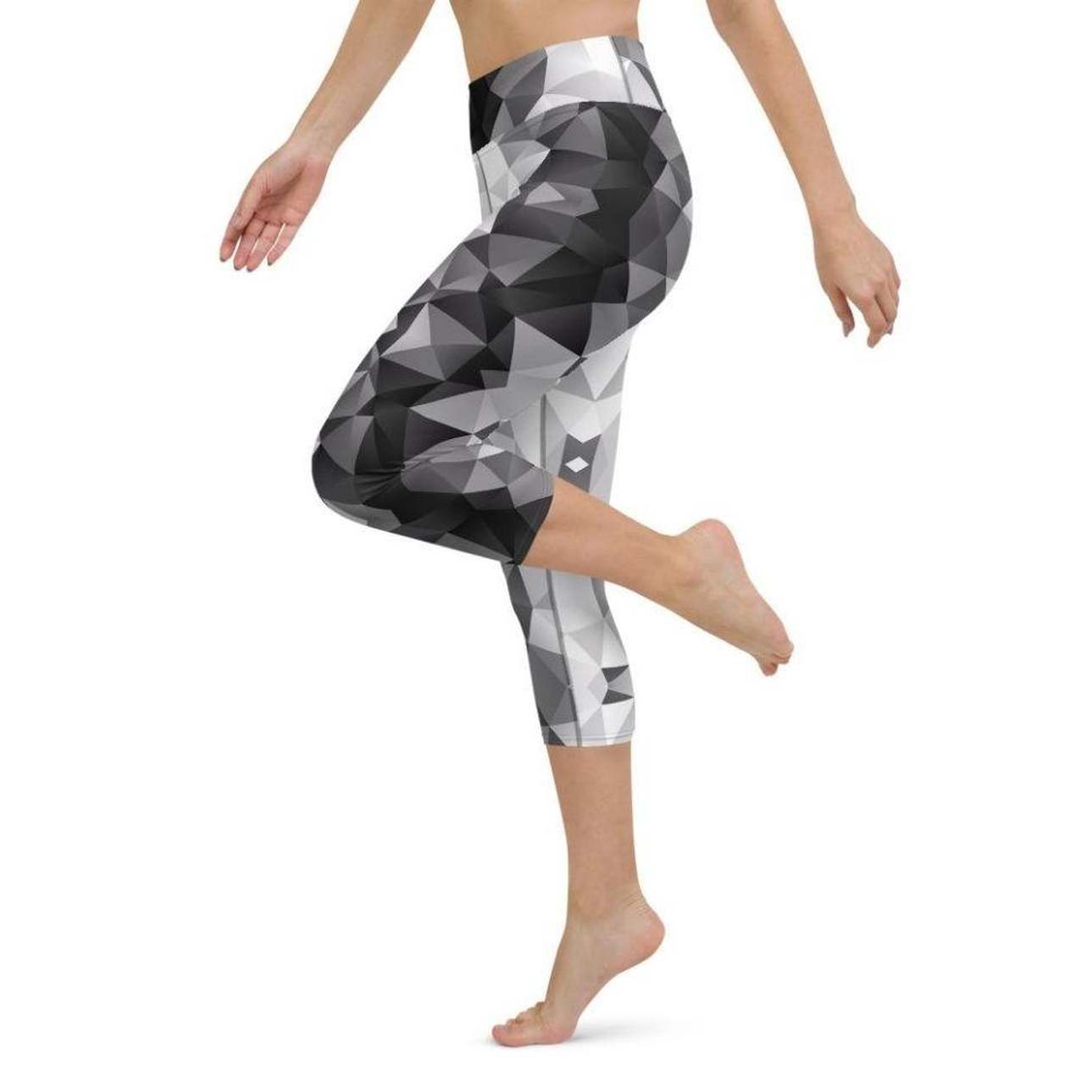 Glass Geometric Yoga Capris