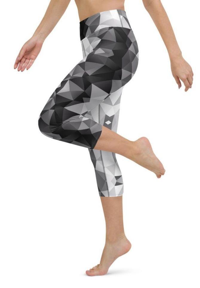 Glass Geometric Yoga Capris