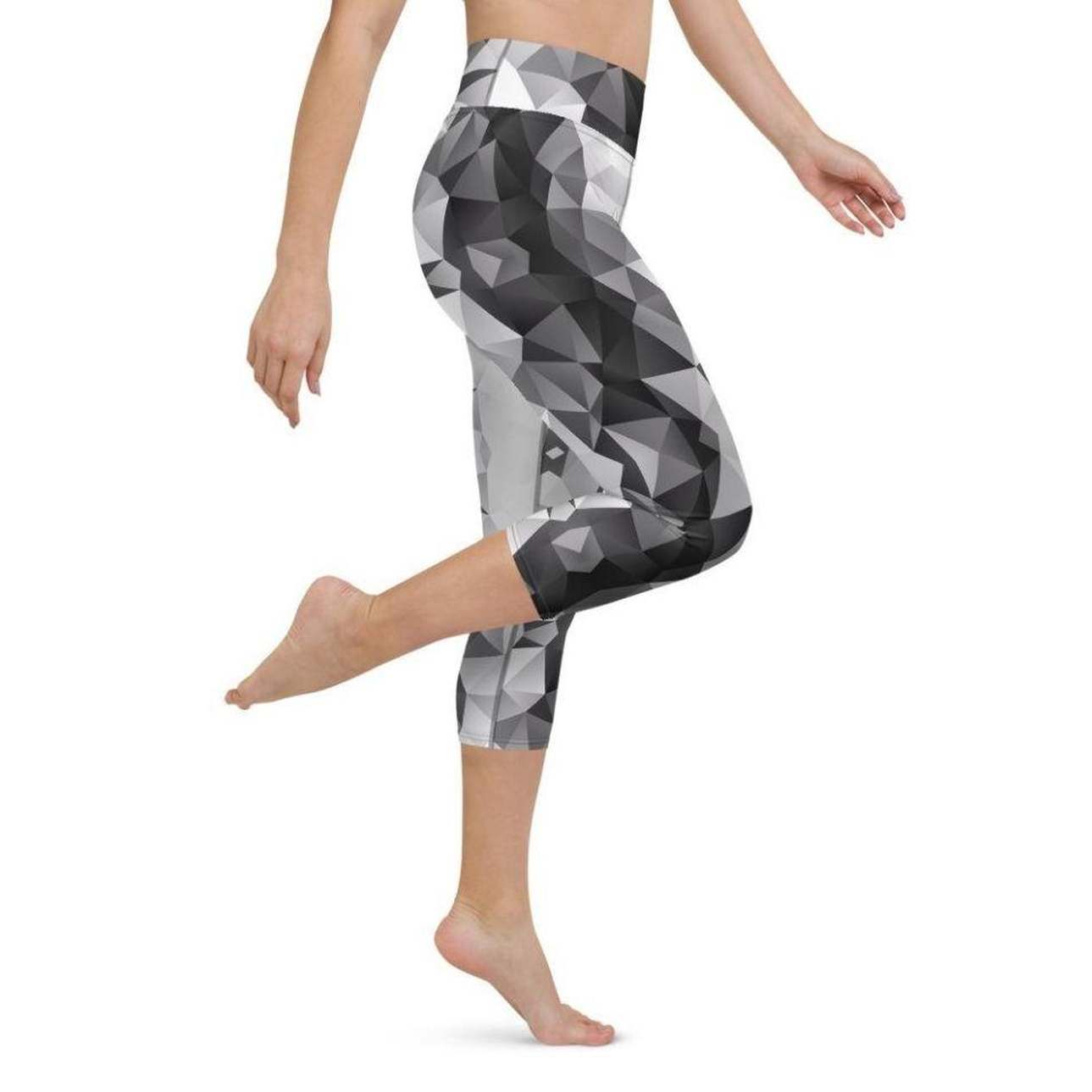Glass Geometric Yoga Capris