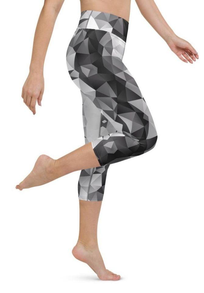 Glass Geometric Yoga Capris