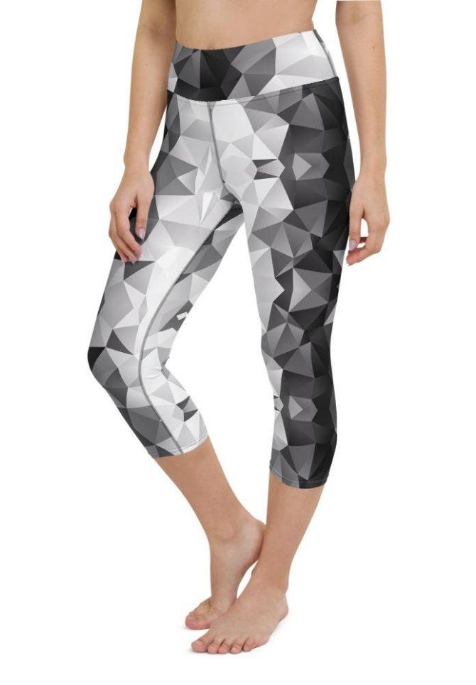 Glass Geometric Yoga Capris