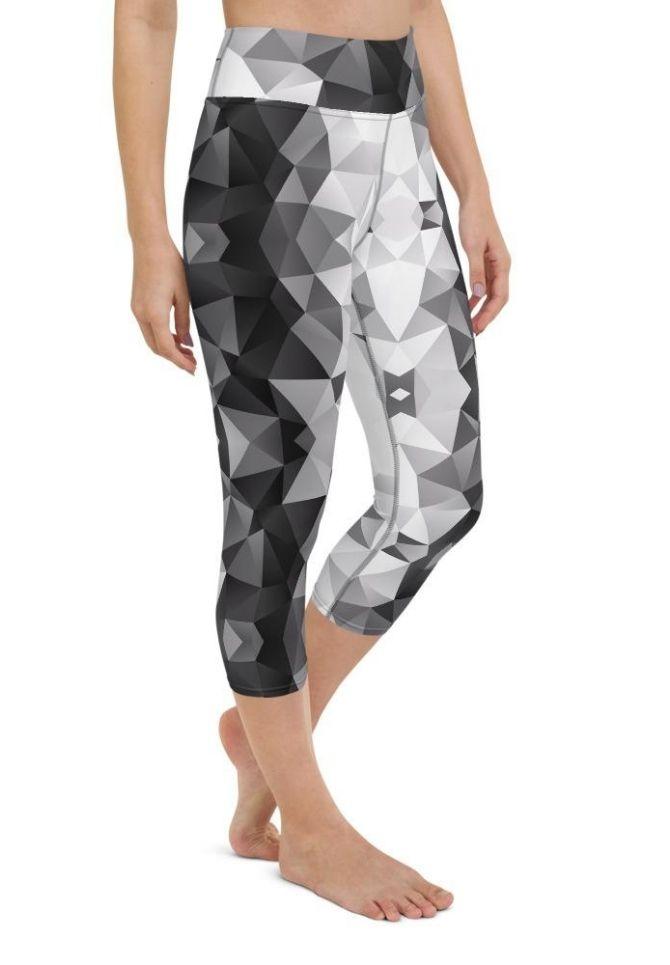 Glass Geometric Yoga Capris