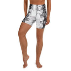 Glass Geometric Yoga Shorts