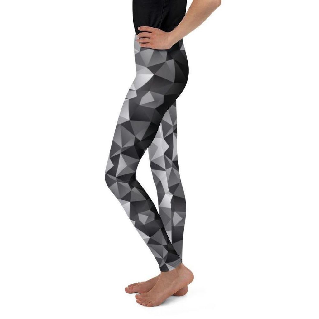 Glass Geometric Youth Leggings