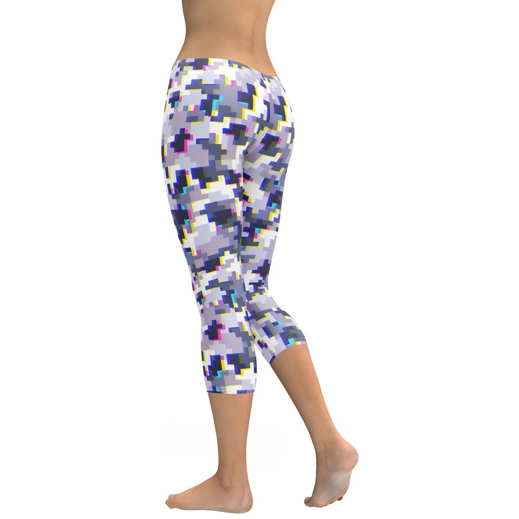 Glitchy Camo Capris