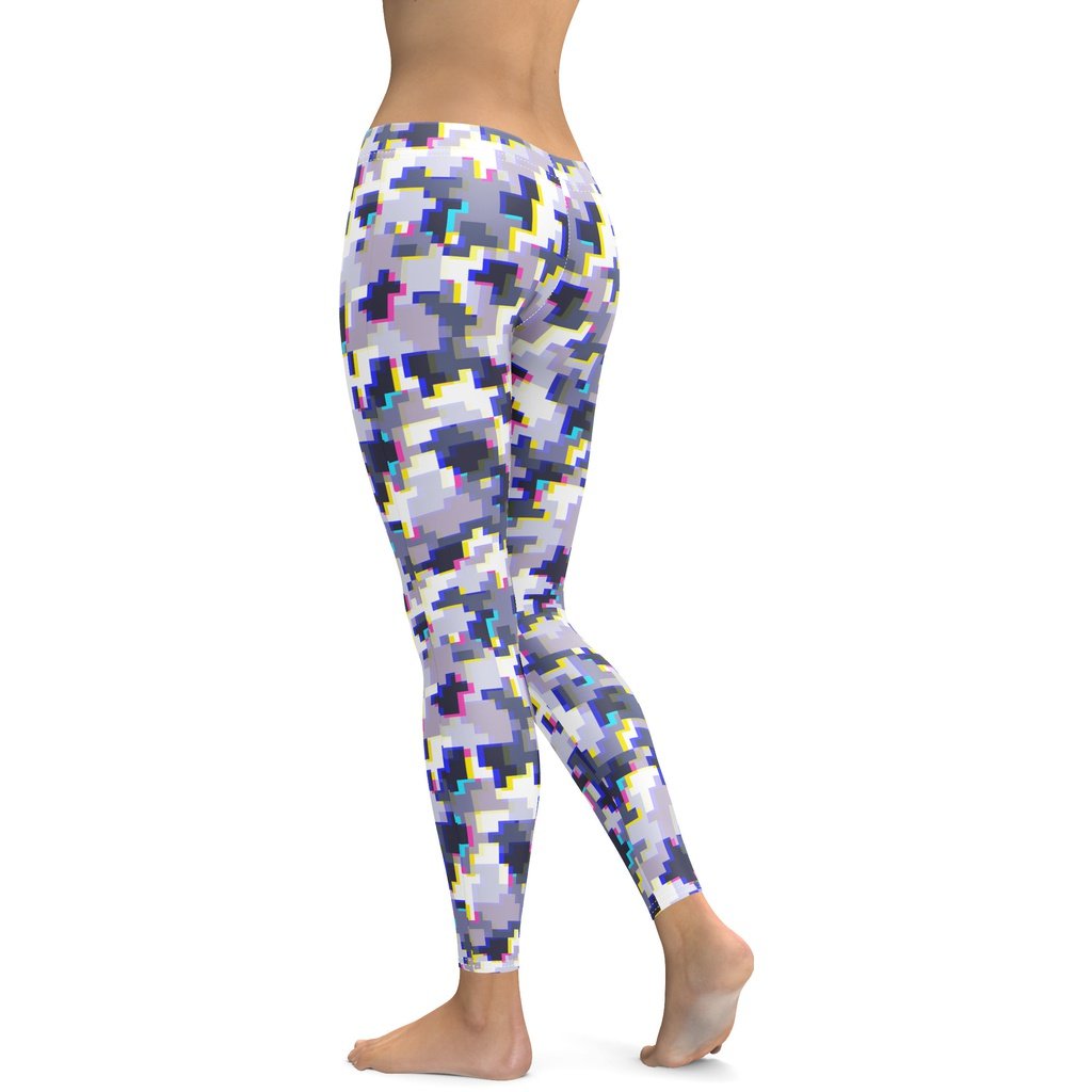 Glitchy Camo Leggings