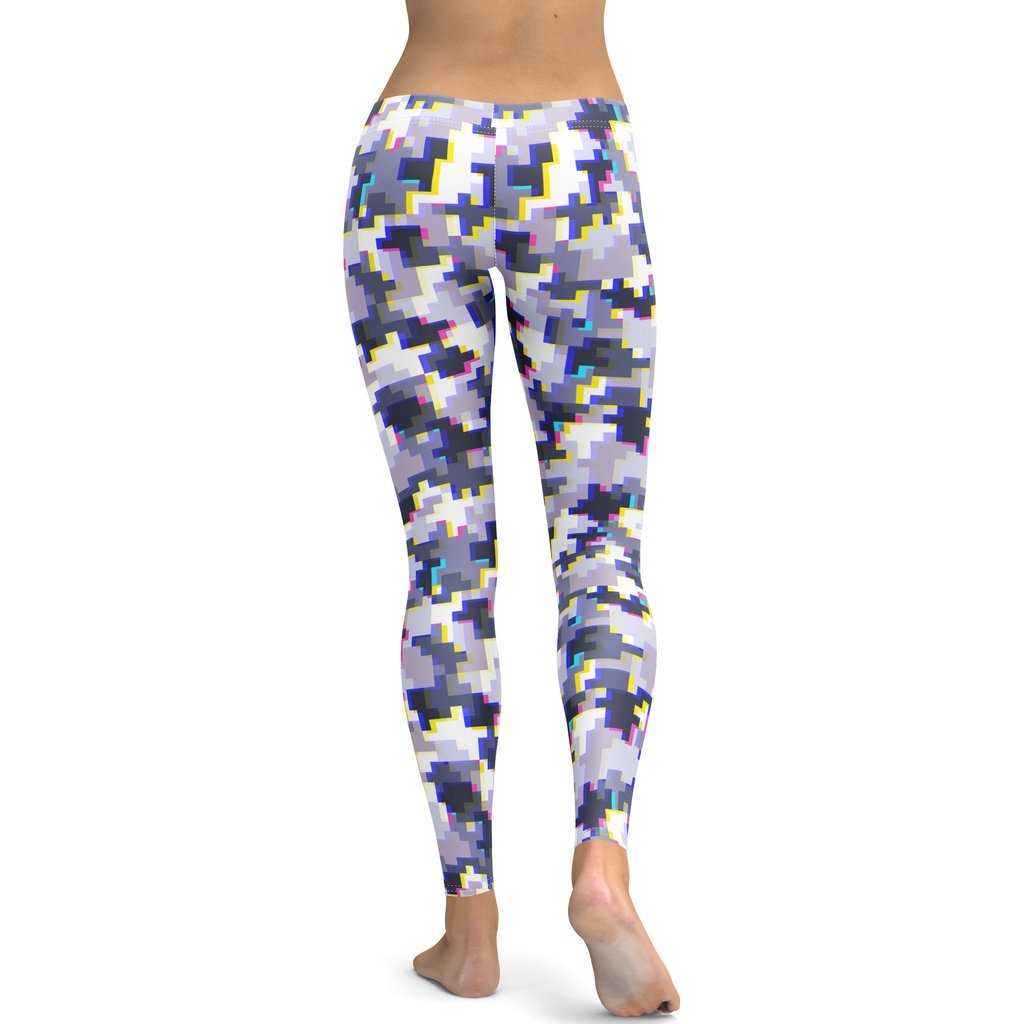 Glitchy Camo Leggings