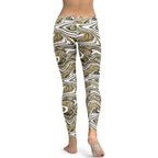 Glitter Print Marble Leggings