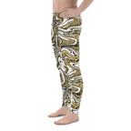Glitter Print Marble Men's Leggings
