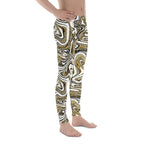 Glitter Print Marble Men's Leggings