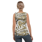 Glitter Print Marble Tank Top