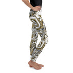 Glitter Print Marble Youth Leggings