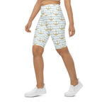 Glittery Anchor Biker Shorts