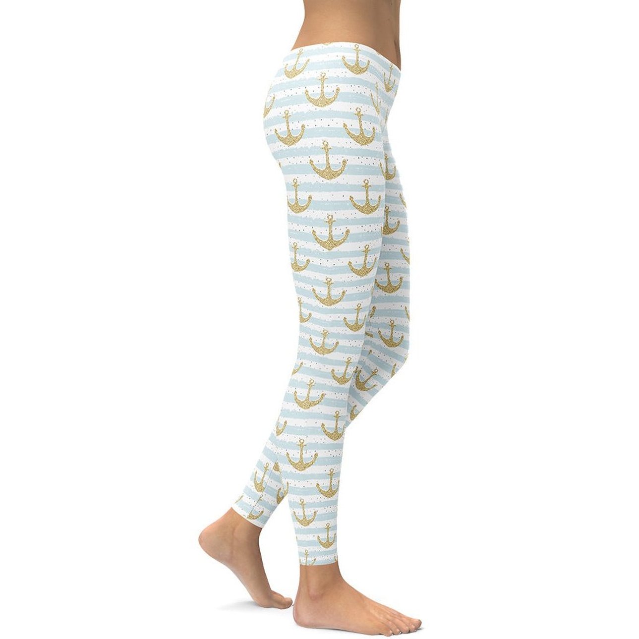 Glittery Anchor Leggings