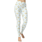 Glittery Anchor Yoga Leggings