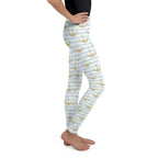 Glittery Anchor Youth Leggings