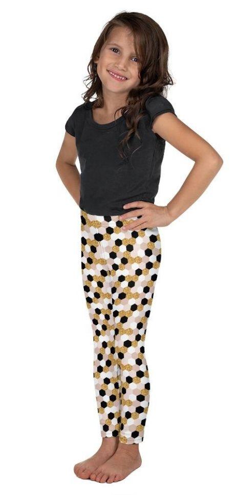 Glittery Print Kid's Leggings