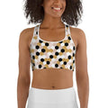 Glittery Print Sports Bra