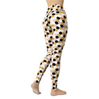Glittery Print Yoga Leggings